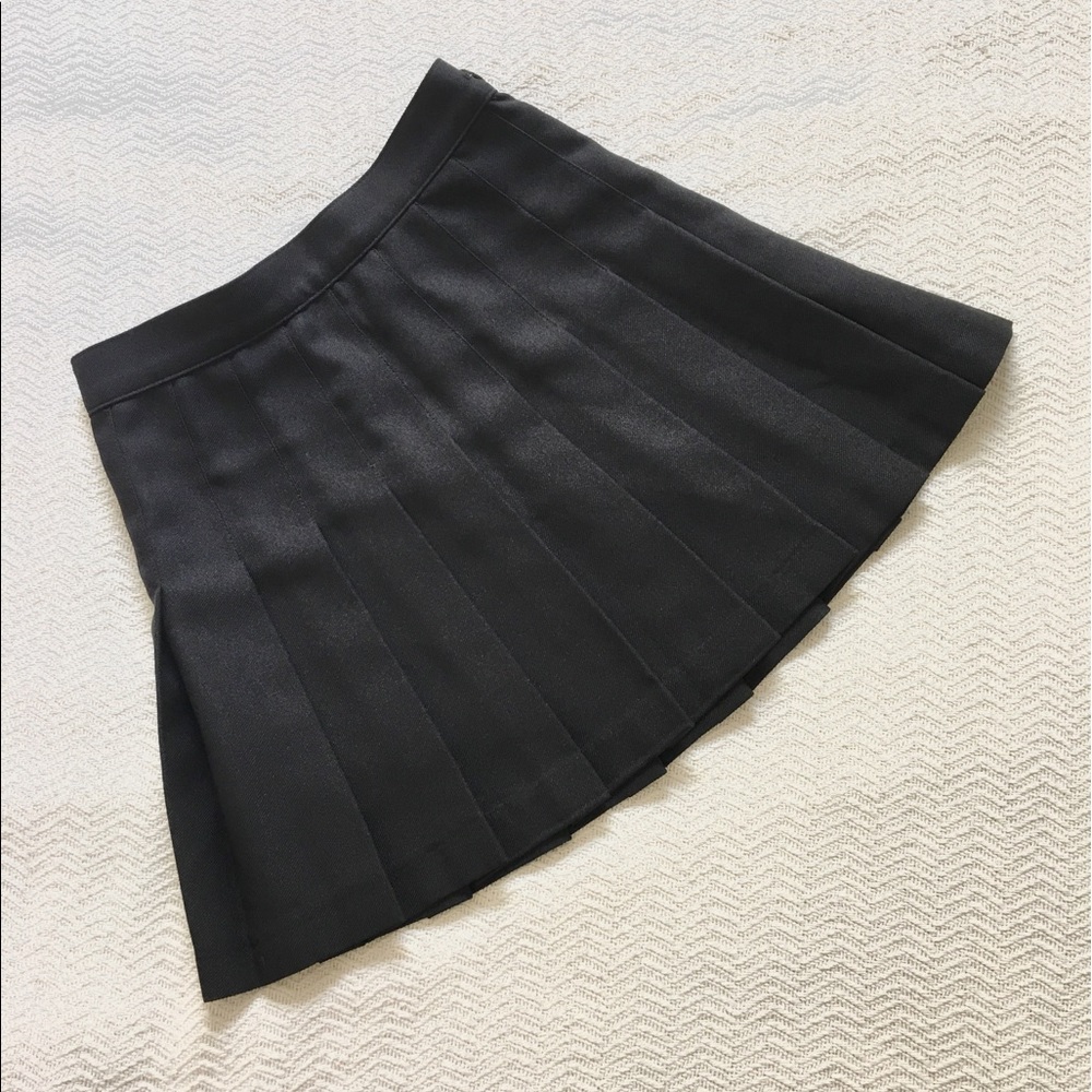 American Apparel black tennis skirt