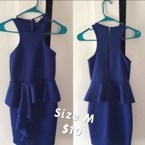 Royal blue dress