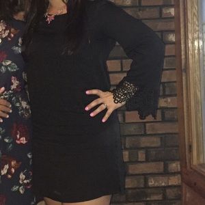 Black long sleeve dress