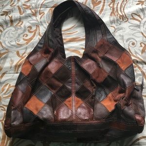Lucky Brand Patchwork Hobo Bag