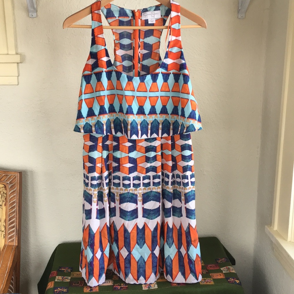 SALE Jessica Simpson Watercolor Summer Dress