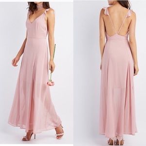 🌸Pale Pink Bridesmaid dress size M
