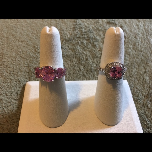 Sale! Bundle of 2 Sterling 925 - Size 6 Rings - Picture 1 of 8