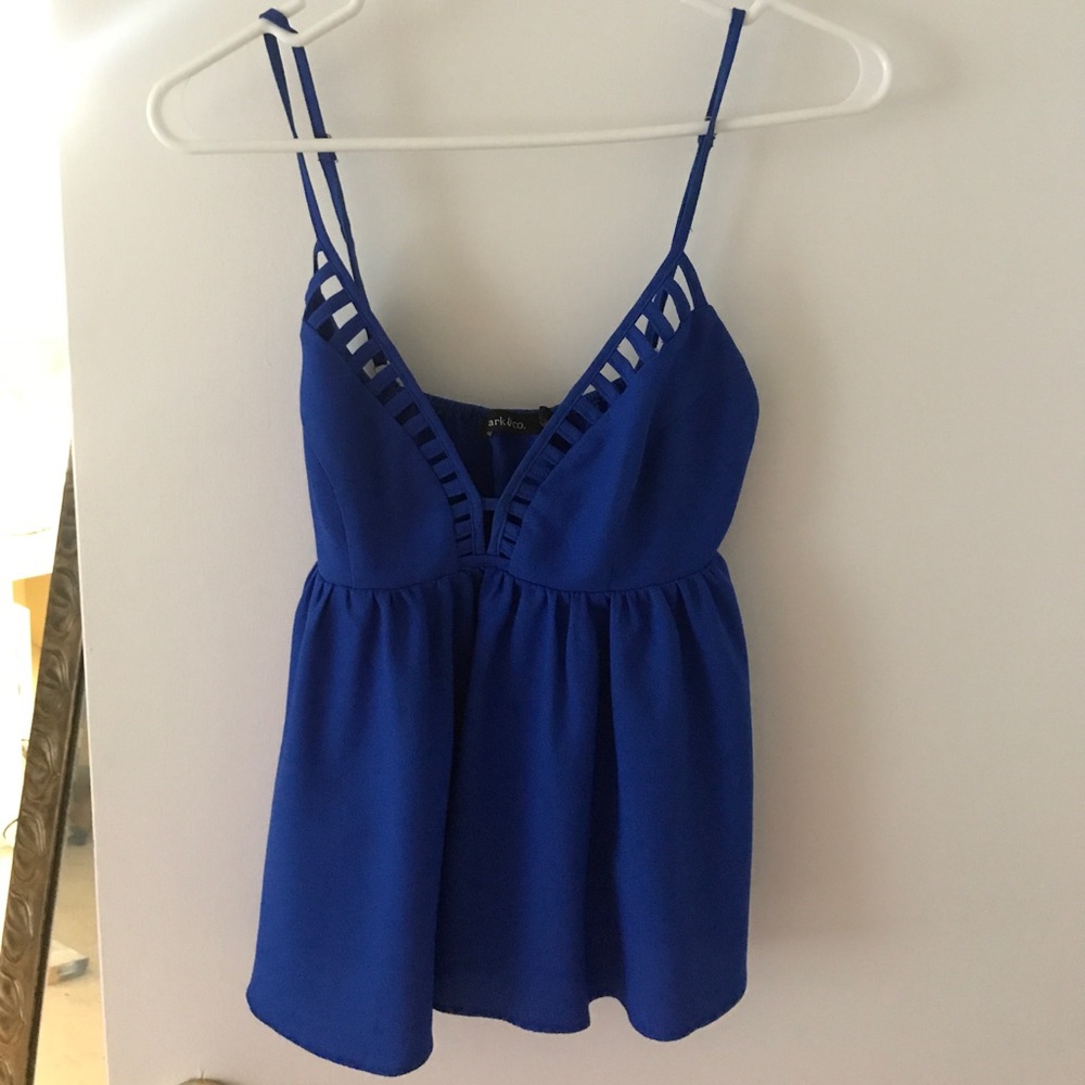 Royal blue tank top