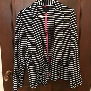 Navy and White Blazer