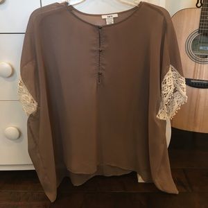 Beautiful sheer blouse top