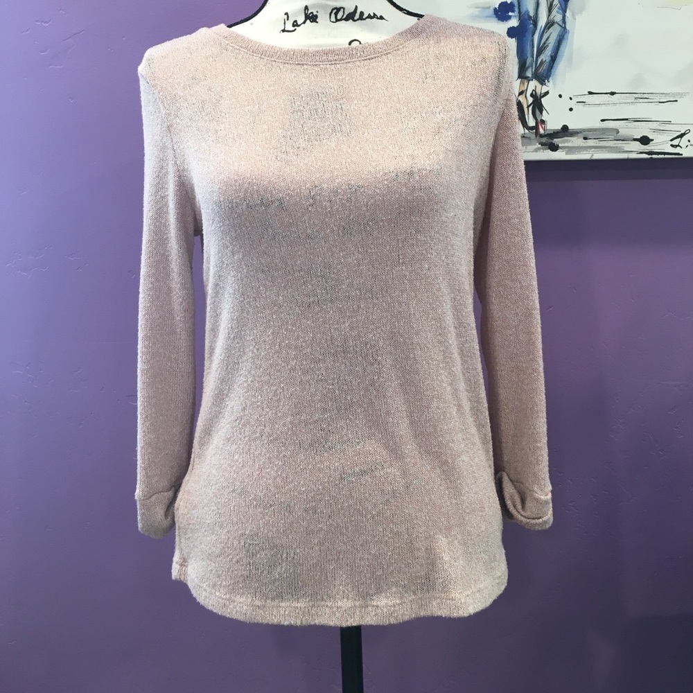Light Pink Knit Top