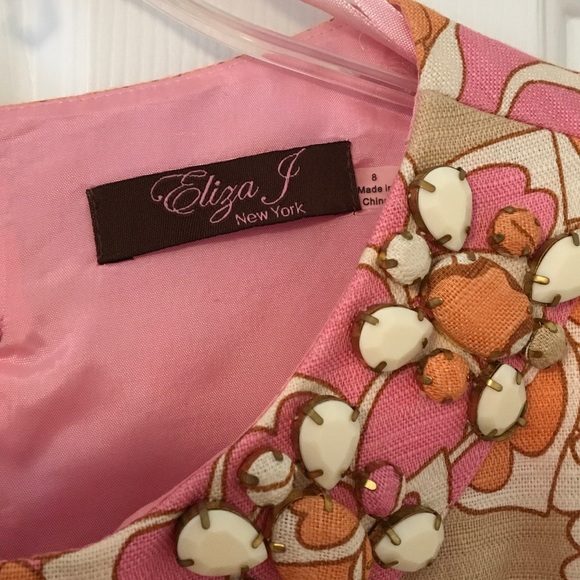 Eliza J floral dress NWT Size 8 - Picture 5 of 6