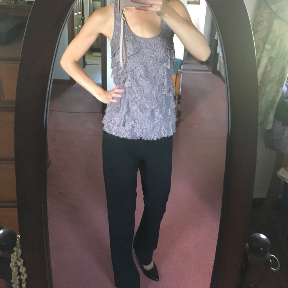 Like new beautiful lace tank!