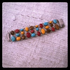 Sterling Silver and Turquoise Bracelet