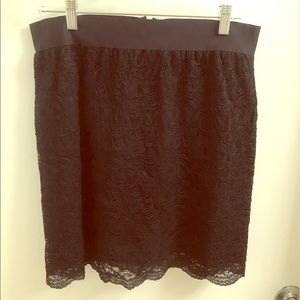 Black Lace Skirt