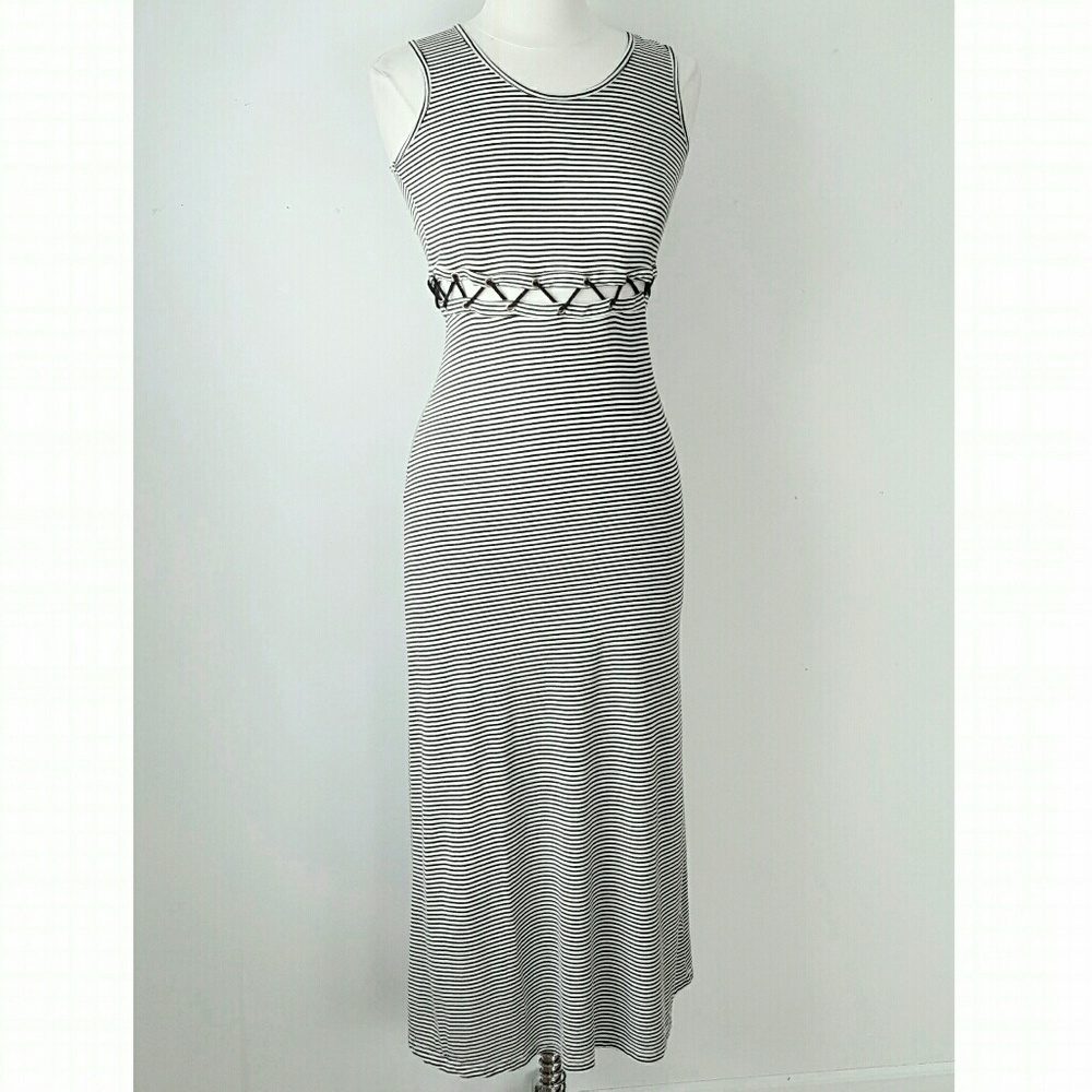 Striped Maxi Dress  SIZE SMALL