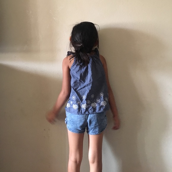 DENIM COLOR TONE TANK TOP 3T - Picture 2 of 2