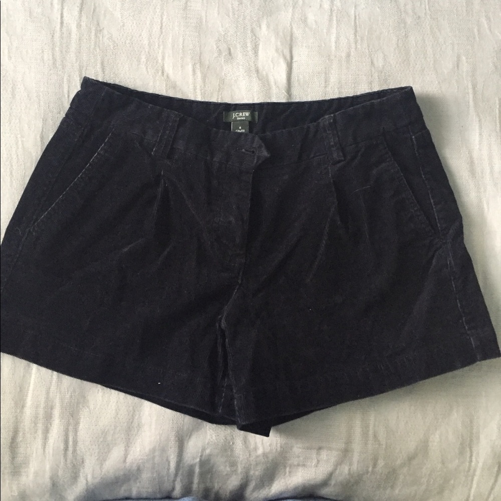 J-Crew Navy corduroy city shorts