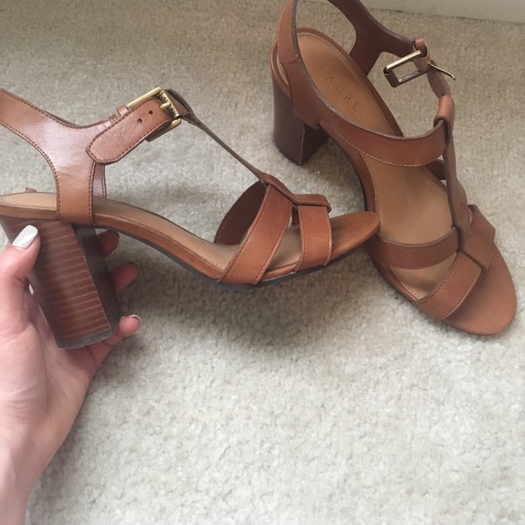 Ralph Lauren cognac sandals - Picture 2 of 3