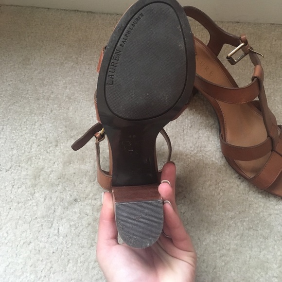 Ralph Lauren cognac sandals - Picture 3 of 3