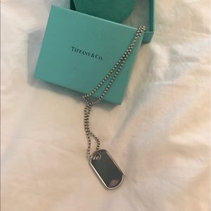 Tiffany Coin Edge Tag Pendant