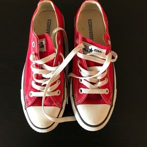 Red Converse Chuck Taylor All Star Lo Sneaker