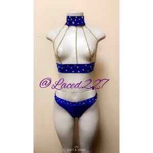 Blue 2piece $80