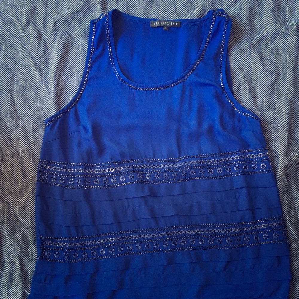 Stitch Fix EUC Brixon Ivy sleeveless sequin blouse