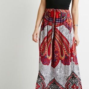 Colorful maxi skirt