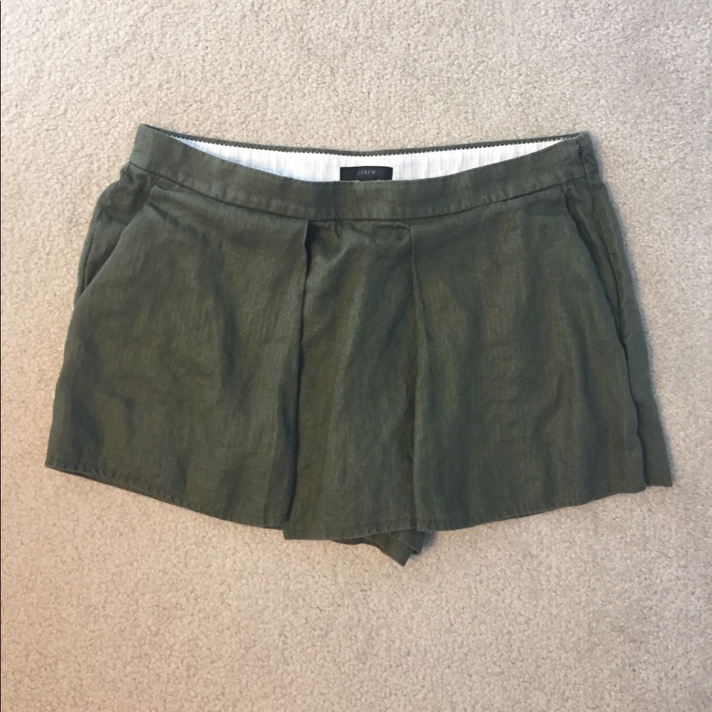 J. Crew Olive Green Skort