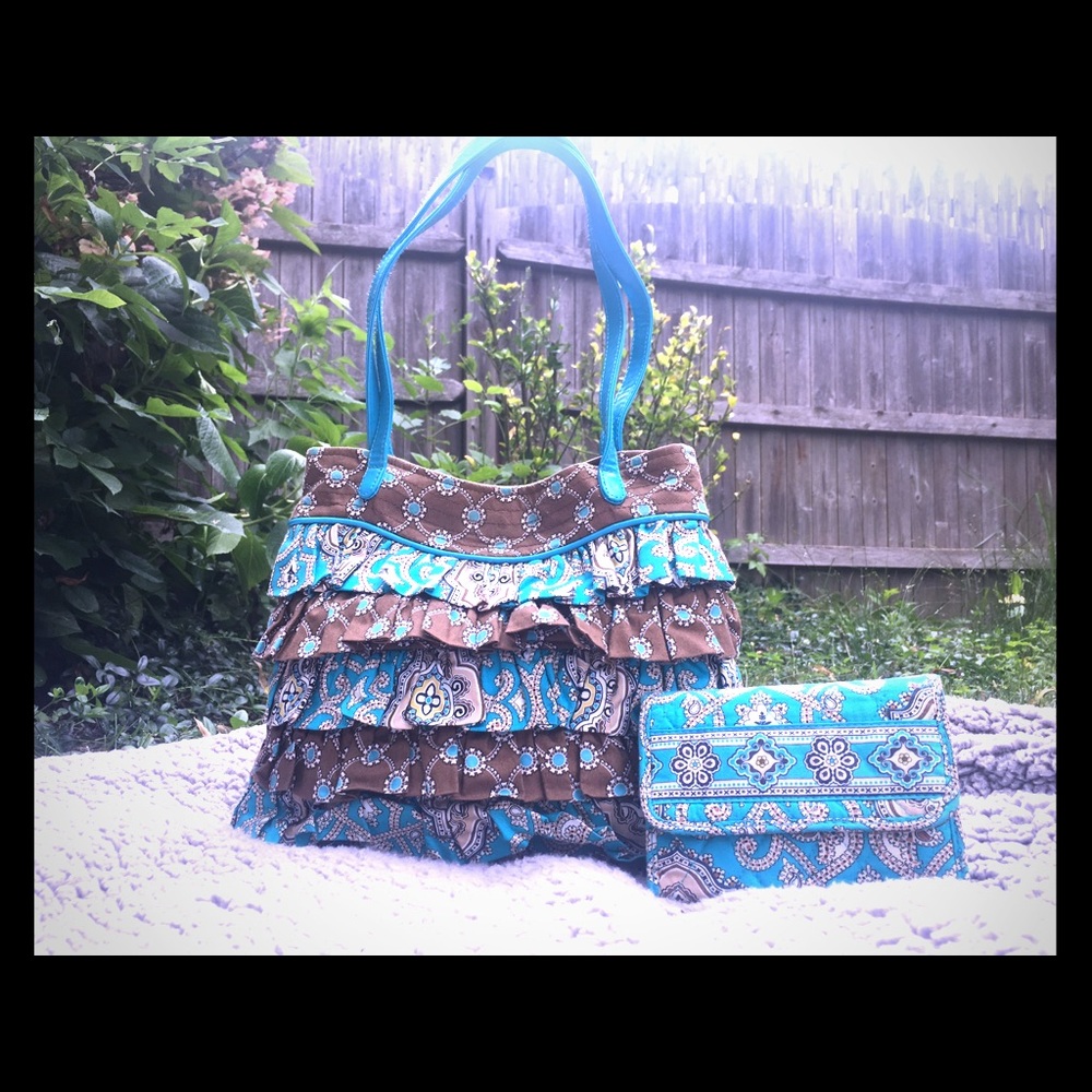 Vera Bradley RETIRED PATTERN  Hand bag & wallet