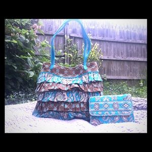 Vera Bradley RETIRED PATTERN  Hand bag & wallet