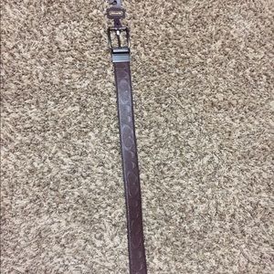 SOLD SOLD!!NWT COACH SIG WIDE BUCKLE BELT