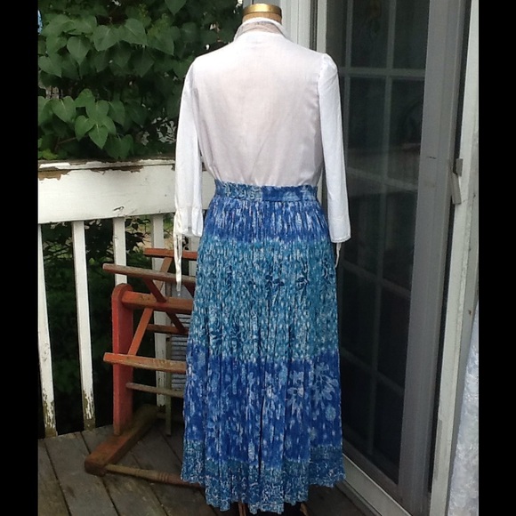 VTG Hippie Indian/INDIA Maxi Boho Festival Skirt - Picture 4 of 4