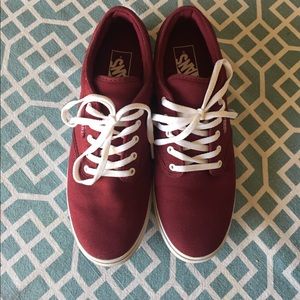 Maroon vans