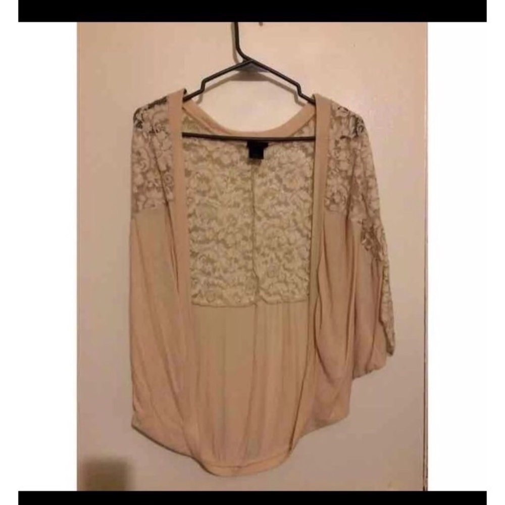 Rue 21 Cream Cardigan