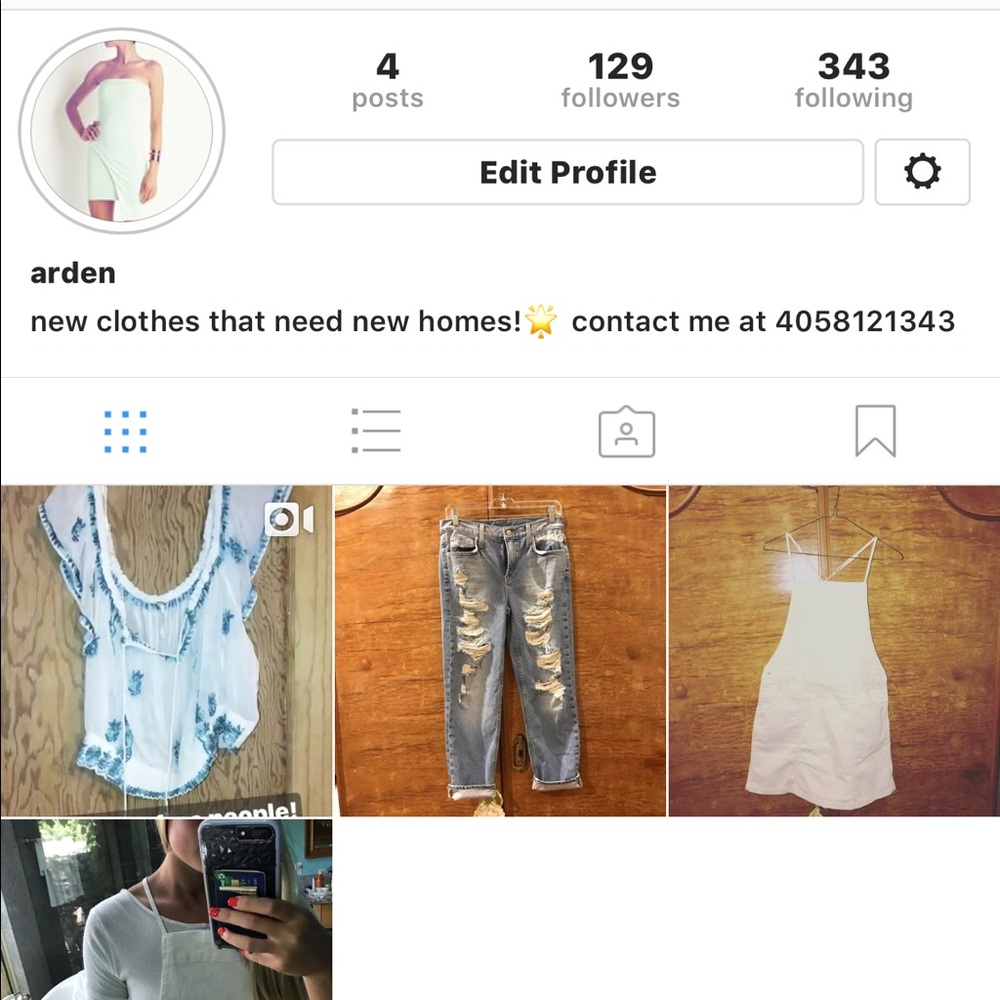 FOLLOW MY INSTAGRAM FOR NEW CLOTHES