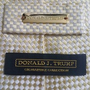 Donald J. Trump signature collection yellow tie