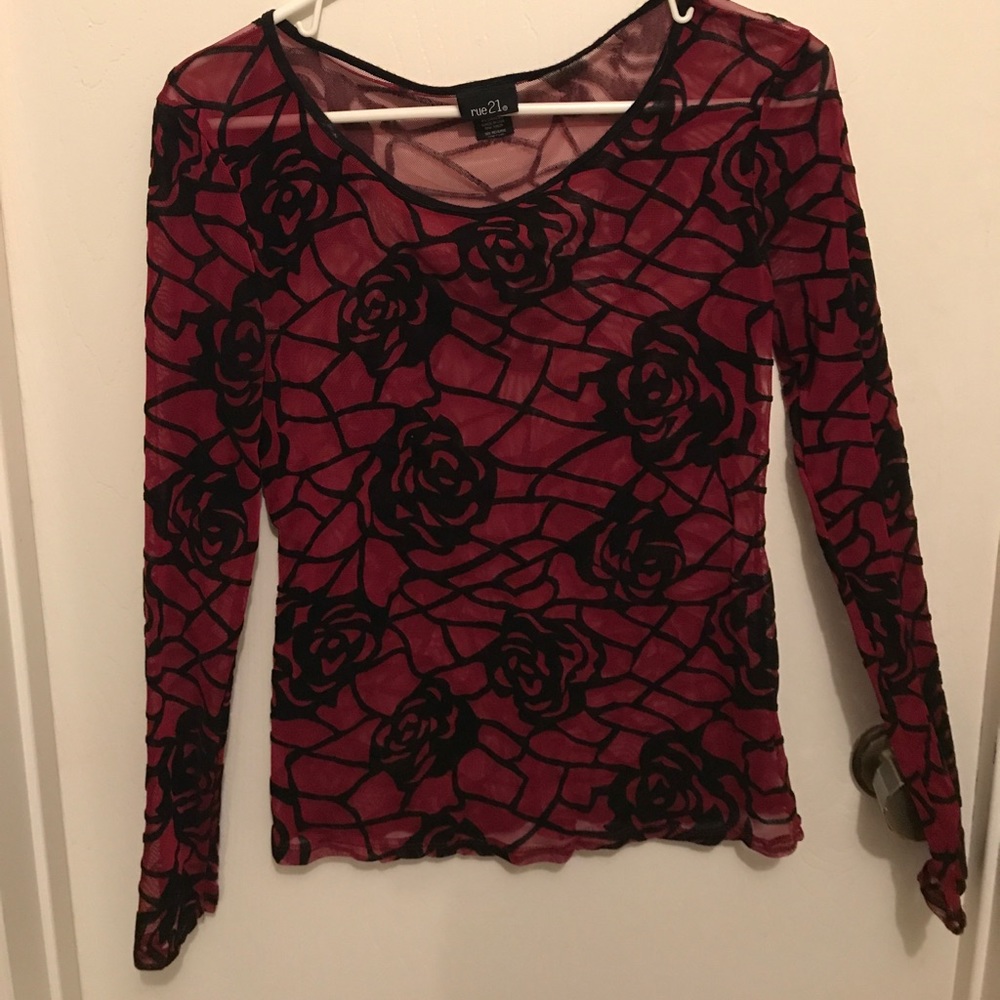 Rue 21 Rose Shirt