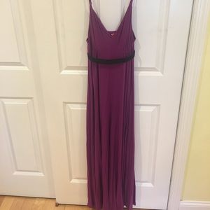 Purple maxi dress
