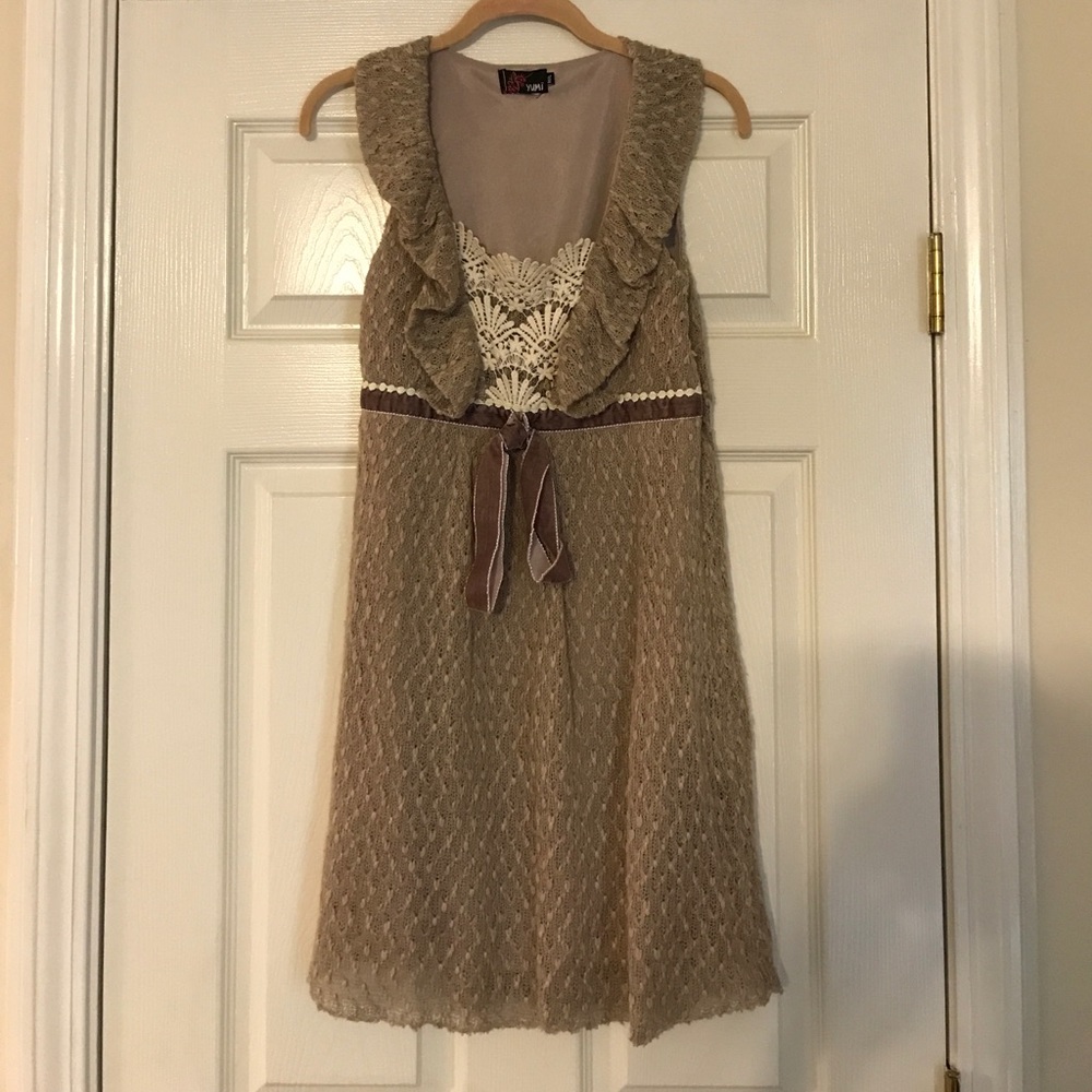 Sweater dress.
