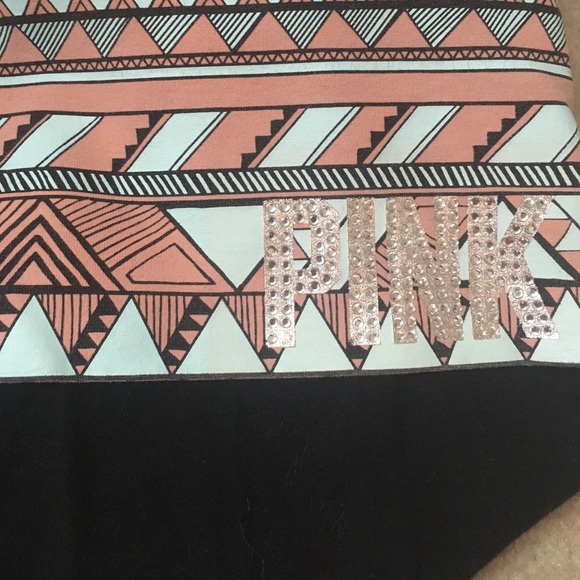 PINK fold over Aztec leggings - Picture 2 of 2