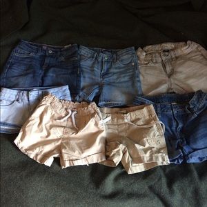 Girls shorts bundle