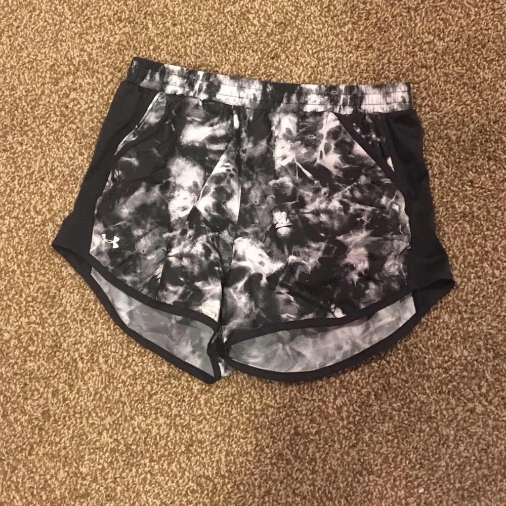 Tie dye under armour shorts