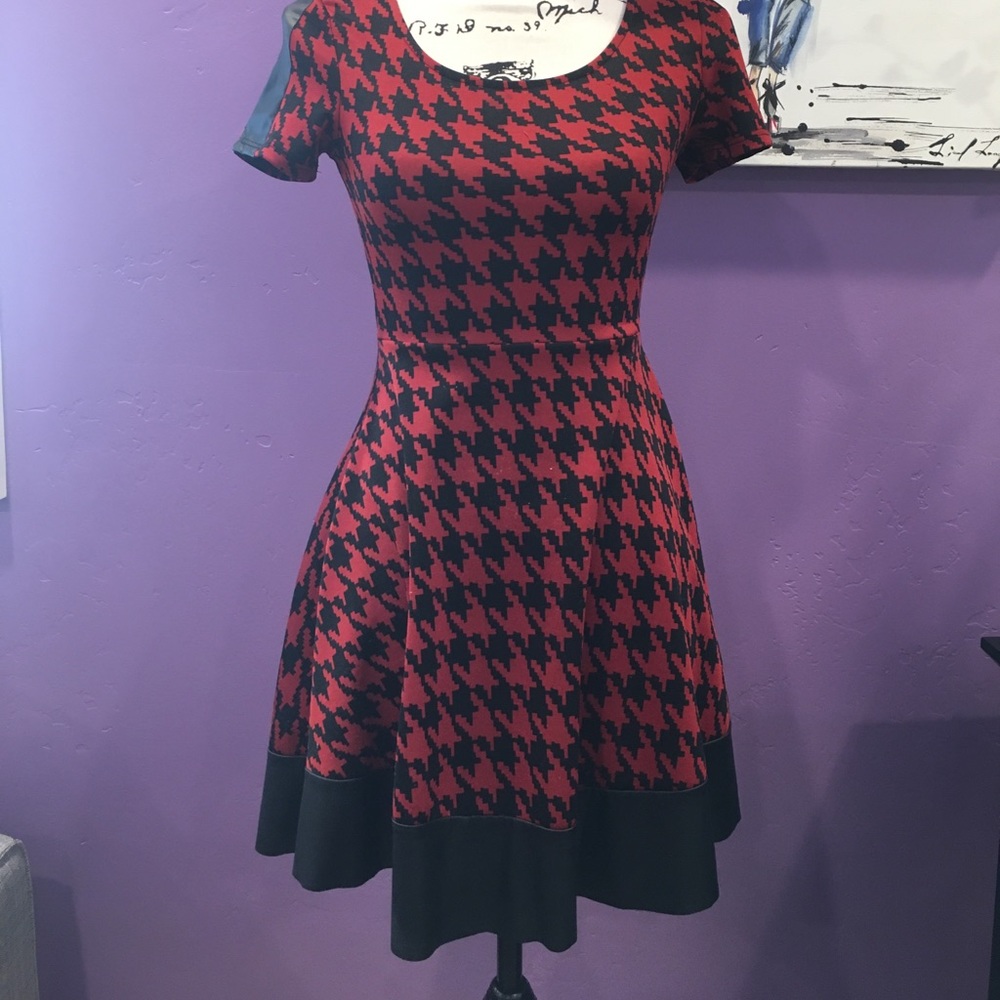 Black and Red Dress