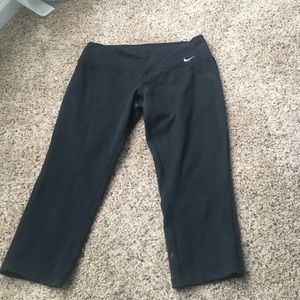 Nike Dri Fit Black Capris