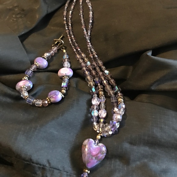 Necklace and bracelet - Picture 1 of 2