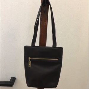 Ralph Lauren dark brown leather bag