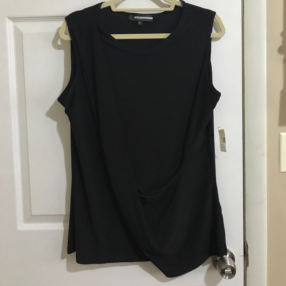 "Anatomie"Sleeveless Black top