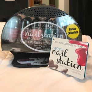 salon nail station