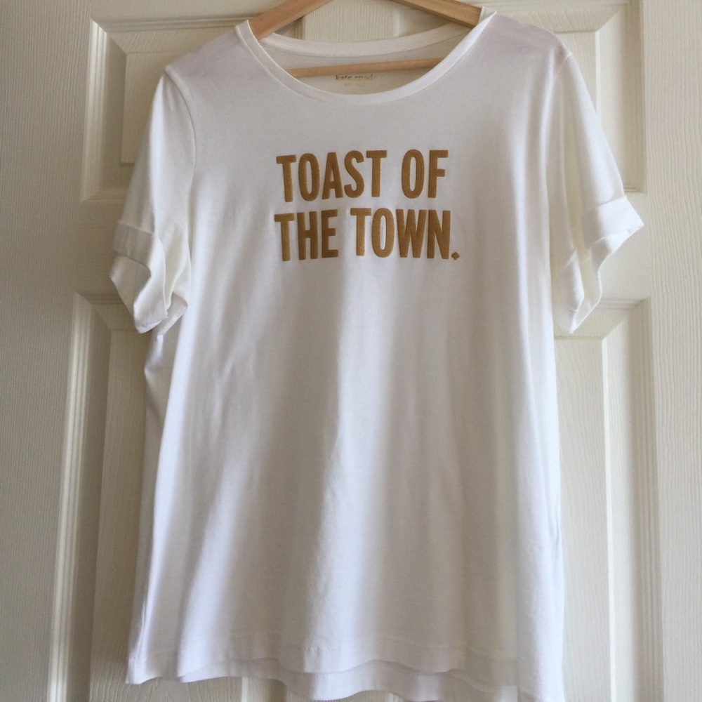 Kate Spade Toast of The Town Tee (L)