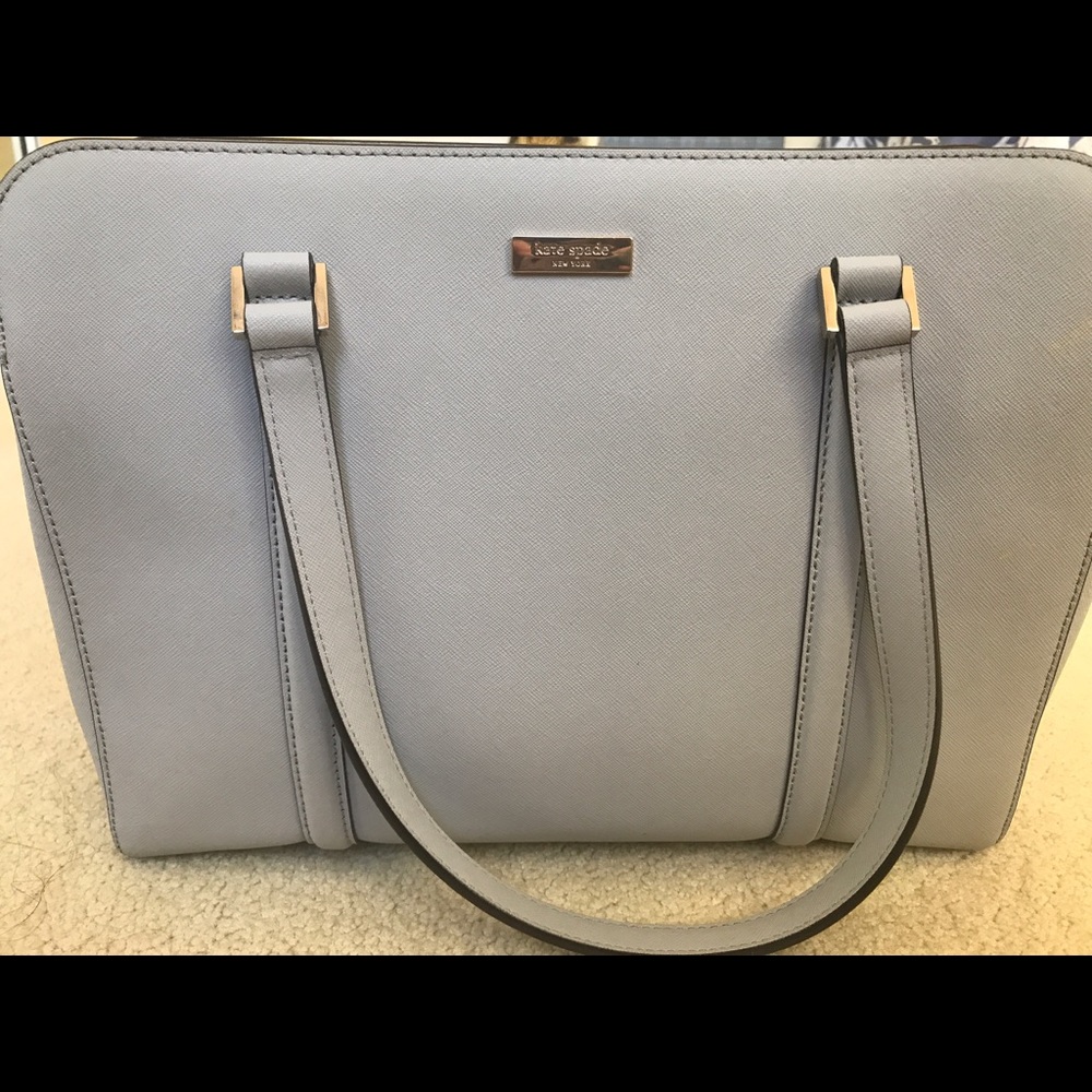 Kate Spade grey leather bag