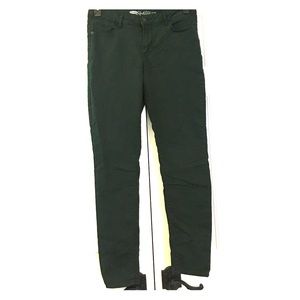 Hunter green skinny jeans