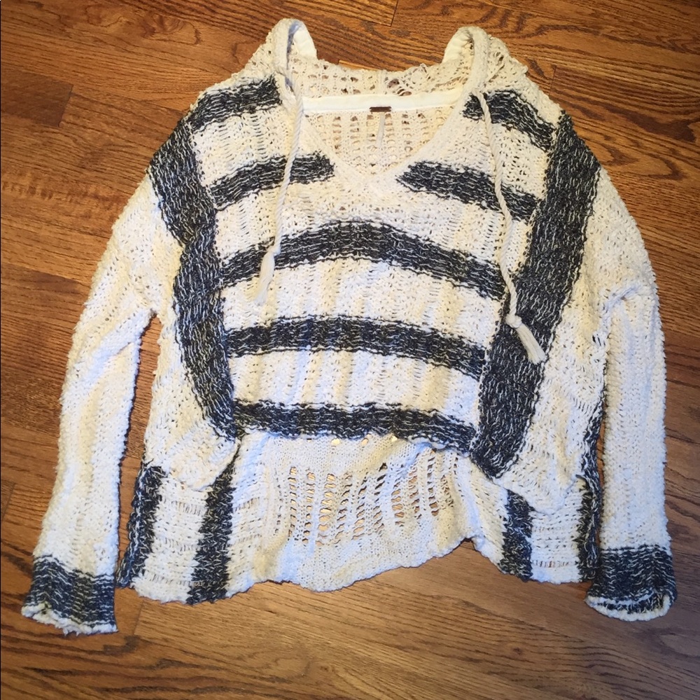 Free People hooded sweater